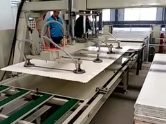 নির্ভরযোগ্য ম্যাগনেসিয়াম অক্সাইড বোর্ড মেশিন বোর্ড প্রস্থ 600-1220 মিমি