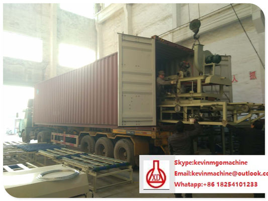 সম্পূর্ণ স্বয়ংক্রিয় এমজিও / এমজিসিএল / ফাইবার উপাদান ছাদ রোল গঠন মেশিন শক্তি সঞ্চয়