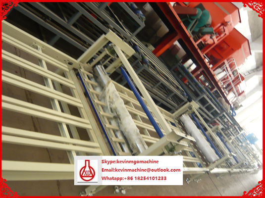 উচ্চ কমপ্যাক্টনেস স্যান্ডউইচ প্যানেল লাইন, ডাবল ড্রাইভ লাইটওয়েট ওয়াল প্যানেল মেশিন