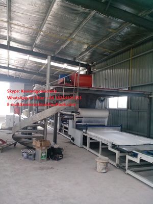 ওয়াল প্যানেল সজ্জা ম্যাগনেসিয়াম অক্সাইড বোর্ড উত্পাদন লাইন পরিবেশ বান্ধব