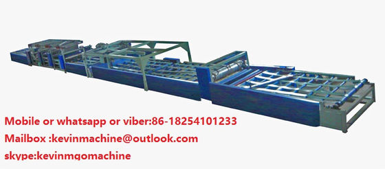 হাউস পুনর্গঠন হালকা ওজন প্রাচীর Mgo বোর্ড মেশিন, ফাইবার সিমেন্ট বোর্ড উত্পাদন লাইন