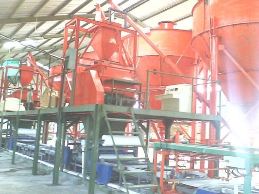 Magnesium Oxide Board Production Line , Automatic Sandwich Panel Making Machine 
