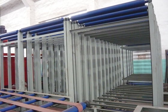 অভ্যন্তরীণ দেয়াল সজ্জা / আসবাবপত্রের আস্তরণ বোর্ডের জন্য ৩ - ২৫মিমি পুরুত্বের এমজিও বোর্ড উৎপাদন লাইন