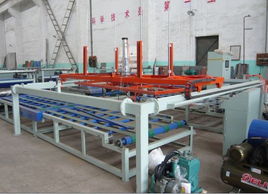 সুরক্ষিত স্থিতিশীল ইস্পাত কাঠামোর সাথে শব্দ বিচ্ছিন্ন ফাইবার সিমেন্ট বোর্ড উত্পাদন লাইন