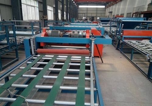 অ্যাসবেস্টস মুক্ত গ্রেড এ ফায়ার রিটর্ডেন্সি ওয়াল প্যানেলের জন্য MgO বোর্ড উৎপাদন লাইন