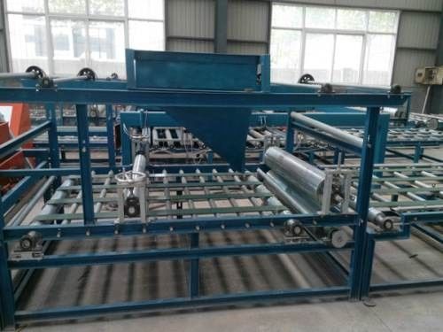 অ্যাসবেস্টস মুক্ত গ্রেড এ ফায়ার রিটর্ডেন্সি ওয়াল প্যানেলের জন্য MgO বোর্ড উৎপাদন লাইন