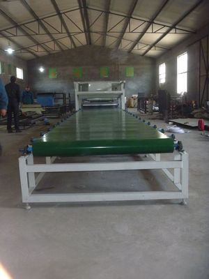 ডাবল ড্রাইভ ডাবল রোলার এক্সট্রুডিং সহ এমজিও ওয়াল বোর্ড / জিপস বোর্ড উত্পাদন মেশিন