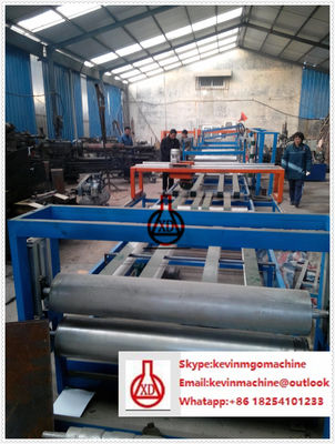 সম্পূর্ণ স্বয়ংক্রিয় ঢেউতোলা বোর্ড তৈরির মেশিন ম্যাগনেসিয়াম অক্সাইড ওয়াল বোর্ডের জন্য