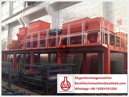 সম্পূর্ণ স্বয়ংক্রিয় স্যান্ডউইচ ওয়াল বোর্ড রুফ শীট রোল তৈরির মেশিন এবং 34 কিলোওয়াট মোটর ক্ষমতা