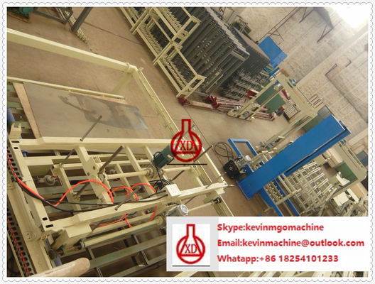 কাঠামো বিল্ডিং পার্টিশনের জন্য 75 মিমি পুরুত্বের ওয়াল প্যানেল ফাইবার সিমেন্ট বোর্ড উৎপাদন লাইন