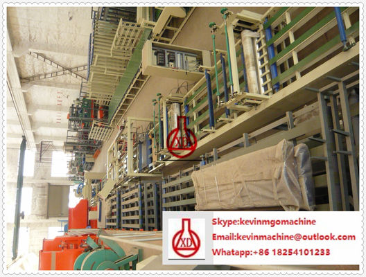 কাঠামো বিল্ডিং পার্টিশনের জন্য 75 মিমি পুরুত্বের ওয়াল প্যানেল ফাইবার সিমেন্ট বোর্ড উৎপাদন লাইন