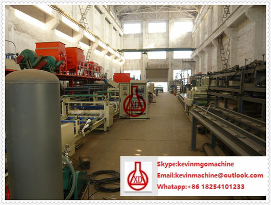 ইপিএস স্যান্ডউইচ প্যানেল মেশিন ফসলের জন্য খড় / অজৈব উপাদান / কাঁচা ধুলো