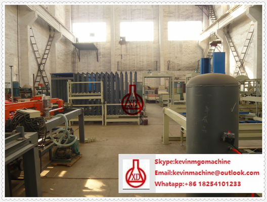 ইপিএস স্যান্ডউইচ প্যানেল মেশিন ফসলের জন্য খড় / অজৈব উপাদান / কাঁচা ধুলো