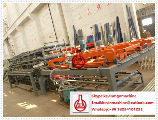 ইপিএস স্যান্ডউইচ প্যানেল মেশিন ফসলের জন্য খড় / অজৈব উপাদান / কাঁচা ধুলো