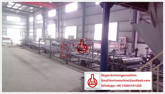 উচ্চ ঘনত্বের এমজিও বোর্ড / অগ্নিরোধী ম্যাগনেসিয়াম অক্সাইড বোর্ডের জন্য ওয়াল প্যানেল গঠনের মেশিন