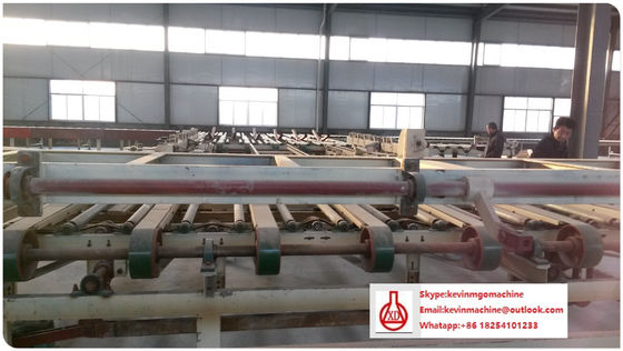 MgO বোর্ড উৎপাদন লাইন MgO / MgCl2 / ফাইবারগ্লাস ক্লথ / কাঠের গুঁড়ো প্রধান উপকরণগুলির জন্য