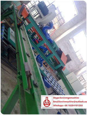 সিলিং / ওয়াল স্কার্টিং / ইনডোর ওয়াল ডেকোরেশনের জন্য অগ্নিরোধী এমজিও বোর্ড মেশিন