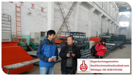 সবুজঘর তাপ সংরক্ষণ বিল্ডিং খড় বোর্ড মেশিন সম্পূর্ণ স্বয়ংক্রিয়