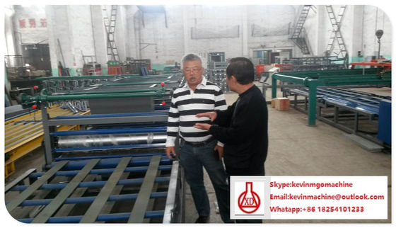 উচ্চ কর্মক্ষমতা সম্পন্ন খড় বোর্ড মেশিন, স্বয়ংক্রিয় ফাইবার সিমেন্ট এমজিও বোর্ড মেশিন