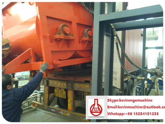 উচ্চ কর্মক্ষমতা সম্পন্ন খড় বোর্ড মেশিন, স্বয়ংক্রিয় ফাইবার সিমেন্ট এমজিও বোর্ড মেশিন