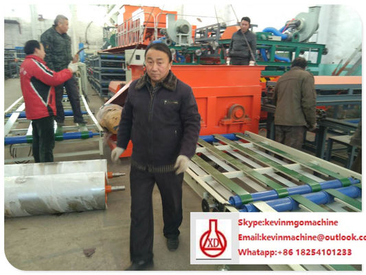 উচ্চ কর্মক্ষমতা সম্পন্ন খড় বোর্ড মেশিন, স্বয়ংক্রিয় ফাইবার সিমেন্ট এমজিও বোর্ড মেশিন