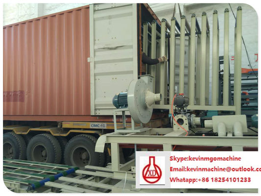 সামঞ্জস্যযোগ্য আকার স্যান্ডউইচ উৎপাদন লাইন, বাইরের দেয়াল তাপ সংরক্ষণ Mgo বোর্ড মেশিন