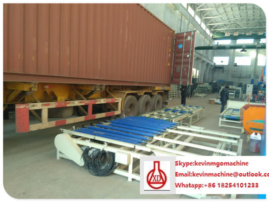 সামঞ্জস্যযোগ্য আকার স্যান্ডউইচ উৎপাদন লাইন, বাইরের দেয়াল তাপ সংরক্ষণ Mgo বোর্ড মেশিন