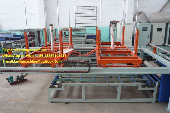 1.15 মি / 1.2 মি ফিডিং প্রস্থ ফাইবার সিমেন্ট বোর্ড পাবলিক নির্মাণের জন্য উত্পাদন লাইন