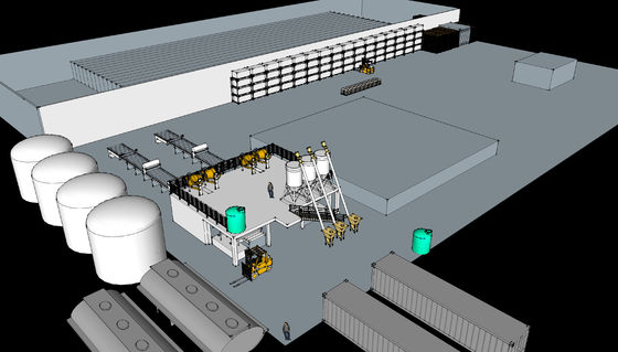 2000 বর্গমিটার উৎপাদন ক্ষমতা সহ স্বয়ংক্রিয় বিল্ডিং ওয়াল প্যানেল তৈরির মেশিন