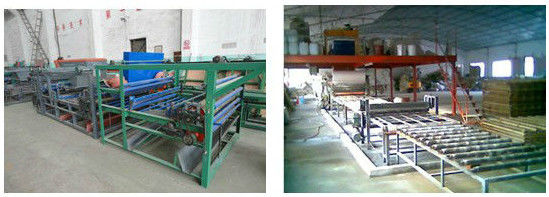 45# স্টিলের কাঠামো প্রাচীর প্যানেলের জন্য ম্যাগনেসিয়াম অক্সাইড বোর্ড উত্পাদন লাইন