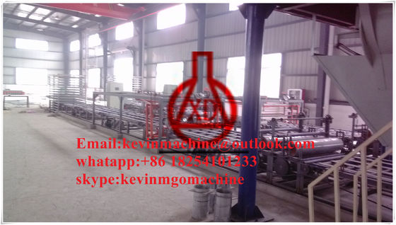1500 Sheets Large Capacity Magnesium Oxide Board Production Line 1.15g/cm3 Ddensity