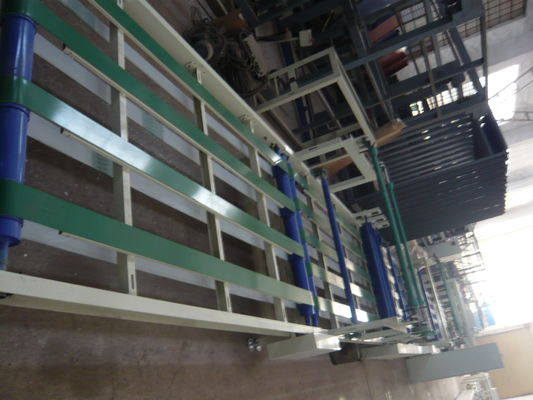 সম্পূর্ণ স্বয়ংক্রিয় ফাইবার গ্লাস ম্যাগনেসিয়াম অক্সাইড শীট নির্মাণ উপাদান তৈরির মেশিন বৃহত্তর ক্ষমতা 1500 শীট