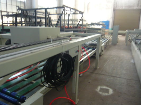 সেমি অটোমেটিক ফাইবার গ্লাস ম্যাগনেসিয়াম অক্সাইড শীট নির্মাণ উপাদান তৈরির মেশিন বৃহত্তর ক্ষমতা 1500 শীট