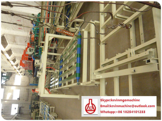 গ্লাস ফাইবার সিমেন্ট বোর্ড / এমজিও স্যান্ডউইচ বোর্ডের জন্য উচ্চ ক্ষমতার ওয়াল প্যানেল গঠন মেশিন