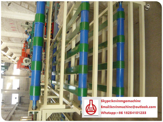 গ্লাস ফাইবার সিমেন্ট বোর্ড / এমজিও স্যান্ডউইচ বোর্ডের জন্য উচ্চ ক্ষমতার ওয়াল প্যানেল গঠন মেশিন