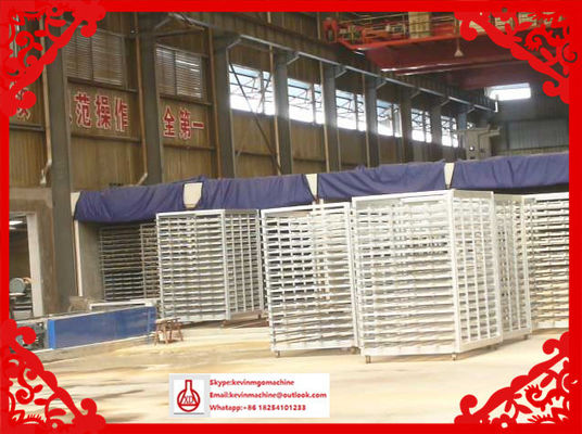 ম্যাগনেসিয়াম অক্সাইড বোর্ড উত্পাদন লাইন, স্বয়ংক্রিয় ব্যাচ টার্নিং জিপস বোর্ড মেশিন