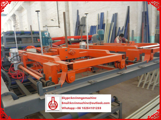 উচ্চ কমপ্যাক্টনেস স্যান্ডউইচ প্যানেল লাইন, ডাবল ড্রাইভ লাইটওয়েট ওয়াল প্যানেল মেশিন