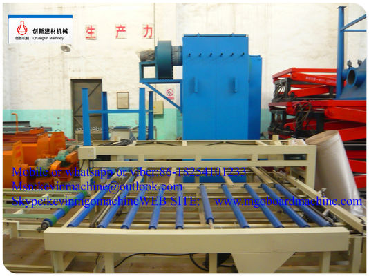 নিয়মিত বেধ Mgo বোর্ড উত্পাদন প্রক্রিয়া প্রতিদিন 2000 শীট Lagre ক্ষমতা সঙ্গে