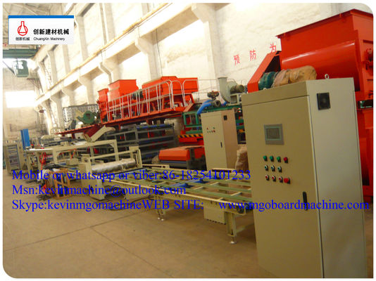 নিয়মিত বেধ Mgo বোর্ড উত্পাদন প্রক্রিয়া প্রতিদিন 2000 শীট Lagre ক্ষমতা সঙ্গে