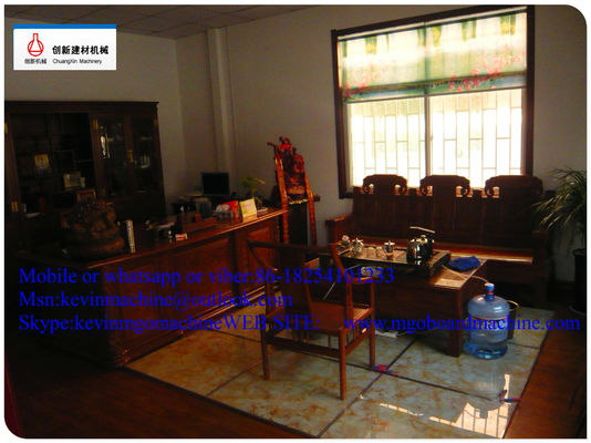 ২ - ২৫ মিমি পুরুত্বের স্বয়ংক্রিয় এমজিও বোর্ড উৎপাদন লাইন, যা সীমাহীন দৈর্ঘ্য এবং ১.৩ মিটার প্রস্থের