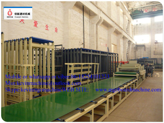 সংশোধিত পুরুত্ব এমজিও উৎপাদন এমজিও বোর্ড মেশিন ম্যাগনেসিয়াম অক্সাইড প্যানেলের জন্য