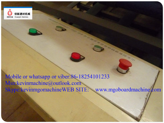 ইনডোর সজ্জার জন্য সম্পূর্ণ স্বয়ংক্রিয় MgO বোর্ড উৎপাদন লাইন / ইস্পাত উপাদান