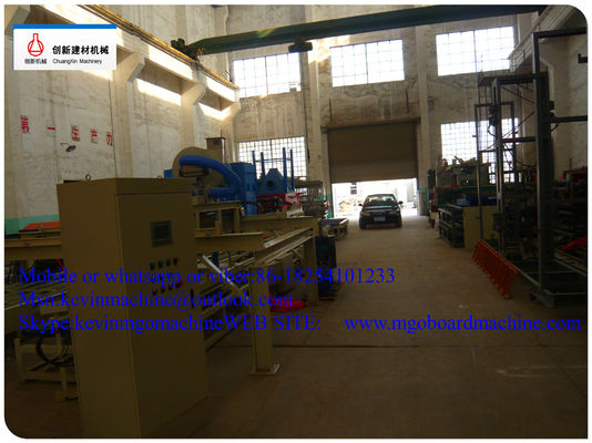 ম্যাগনেসিয়াম অক্সাইড বোর্ড উত্পাদন প্রক্রিয়া জন্য অগ্নিরোধী Mgo বোর্ড উত্পাদন লাইন