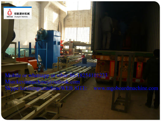স্বয়ংক্রিয় অগ্নিরোধী MgO বোর্ড উৎপাদন লাইন ওয়াল প্যানেল তৈরির সরঞ্জাম