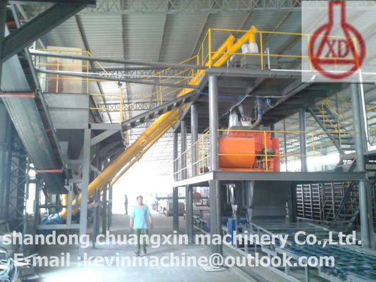 লাইটওয়েট ওয়াল প্যানেল এমজিও বোর্ড উত্পাদন লাইন দেয়াল সজ্জা জন্য 54KW