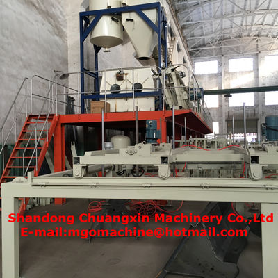 1500 শিট / শিফট ক্যাপাসিটি স্যান্ডউইচ ওয়াল প্যানেল মেশিনারি ম্যাগনেসিয়াম অক্সাইড বোর্ড