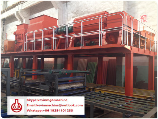 ম্যাগনেসিয়াম অক্সাইড উপাদান বিল্ডিং পার্টিশন ওয়াল প্যানেল তৈরির মেশিন 50HZ