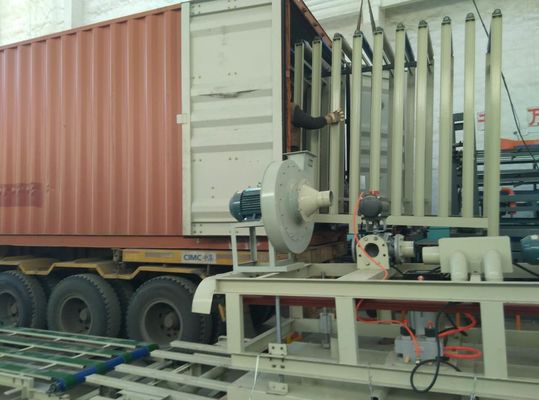 তাপ প্রতিরোধী আইসোলেশন বোর্ড ম্যাগনেসিয়াম অক্সাইড বোর্ড উত্পাদন লাইন 1300 মিমি প্রস্থ