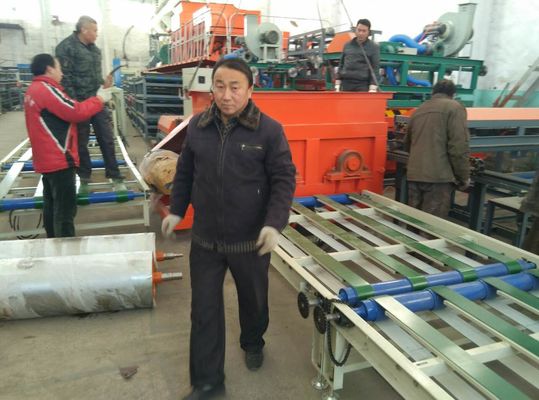 ফ্রি স্ট্যান্ডিং টাইপ স্বয়ংক্রিয় ফায়ারপ্রুফ পণ্য ওয়াল প্যানেলিং ইকুইপমেন্ট বোর্ড মেকিং মেশিন