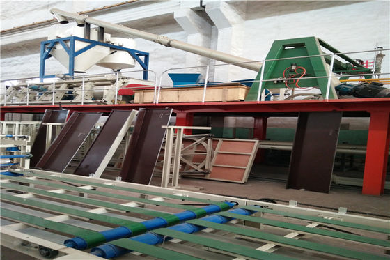 স্বয়ংক্রিয় এমজিও ম্যাগনেসিয়াম অক্সাইড ফায়ারপ্রুফ ড্রাইওয়াল বোর্ড তৈরির মেশিন উৎপাদন লাইন